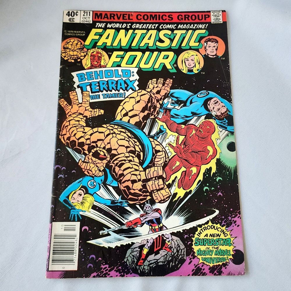 Fantastic Four‎ #211 Marvel Comics MCU 1979 Galactus Uatu 1st Appearance Terrax
